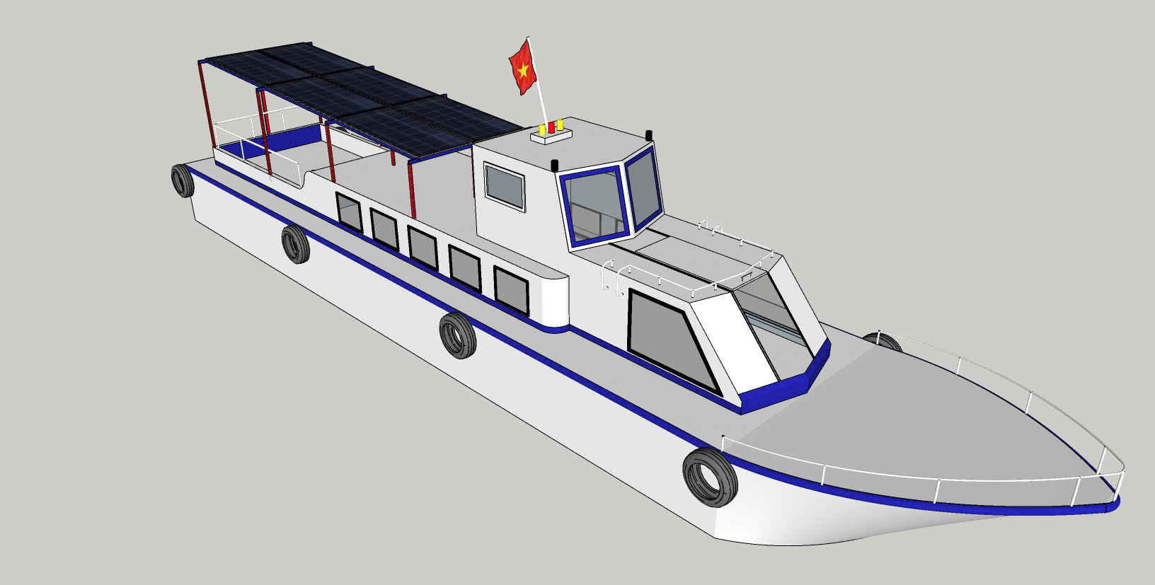 Lắp đặt hệ thống điện mặt trời cho tàu cá
